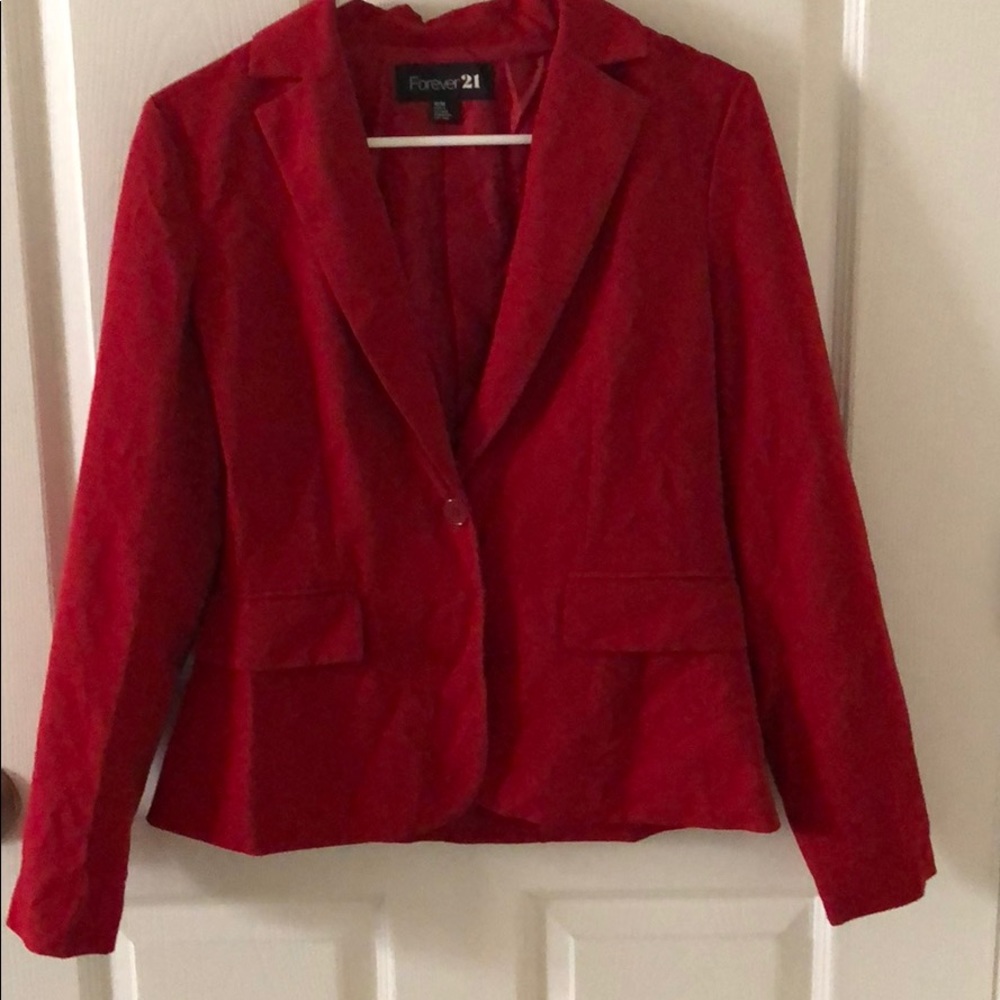 Forever 21 Red Blazer size Medium